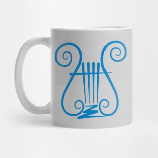 Blue Lyre Mug